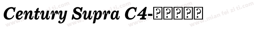 Century Supra C4字体转换